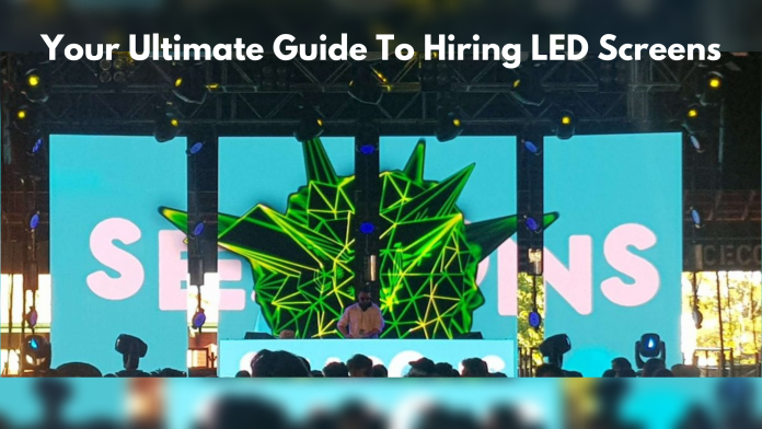 LED screens for hire